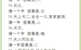 猜字谜大全500个,500个谜题挑战你的智慧极限